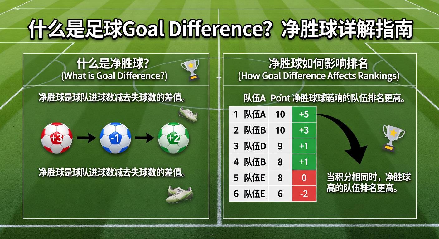 什么是足球Goal Difference？净胜球详解指南