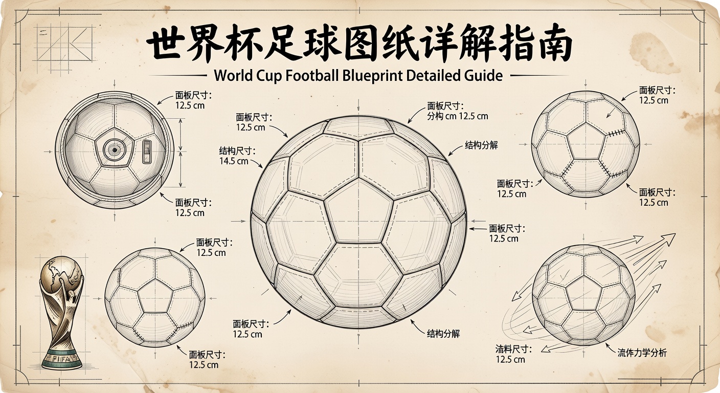 世界杯足球图纸详解指南